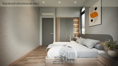 THIẾT KẾ NỘI THẤT BIỆT THỰ ĐƠN LẬP WATERPOINT -  Sắc xám thanh lịch, bình yên trong từng khoảnh khắc sống
