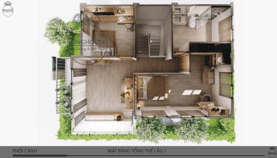 MẪU THIẾT KẾ NỘI THẤT BIỆT THỰ SONG LẬP WATERPOINT RIVERA C8.06 - Mộc Mạc, Bình Yên, Gần Gũi Thiên Nhiên 
