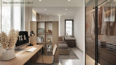 THIẾT KẾ NỘI THẤT NHÀ PHỐ VƯỜN WATERPOINT RIVERA B5.05  – Không gian sống ấm cúng, tối giản