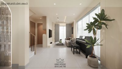 THIẾT KẾ NỘI THẤT NHÀ PHỐ VƯỜN WATERPOINT RIVERA B5.05  – Không gian sống ấm cúng, tối giản