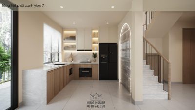 THIẾT KẾ NỘI THẤT NHÀ PHỐ VƯỜN WATERPOINT RIVERA B5.05  – Không gian sống ấm cúng, tối giản