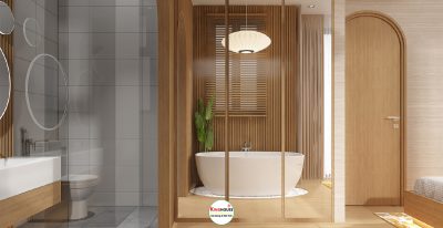 THIẾT KẾ NỘI THẤT NHÀ PHỐ WATERPOINT RIVERA B3.01 - MỘC MẠC, ẤM CÚNG VỚI HƠI THỞ NHẬT BẢN 