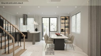 THIẾT KẾ NỘI THẤT NHÀ PHỐ NGHỈ DƯỠNG