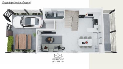 THIẾT KẾ NỘI THẤT NHÀ PHỐ NGHỈ DƯỠNG