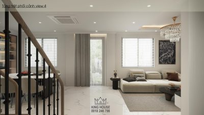 THIẾT KẾ NỘI THẤT NHÀ PHỐ NGHỈ DƯỠNG