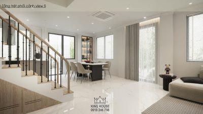 THIẾT KẾ NỘI THẤT NHÀ PHỐ NGHỈ DƯỠNG