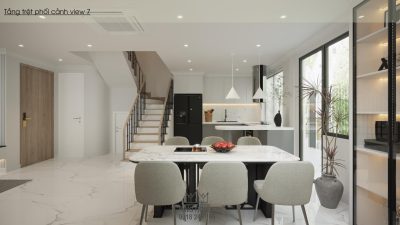 THIẾT KẾ NỘI THẤT NHÀ PHỐ NGHỈ DƯỠNG